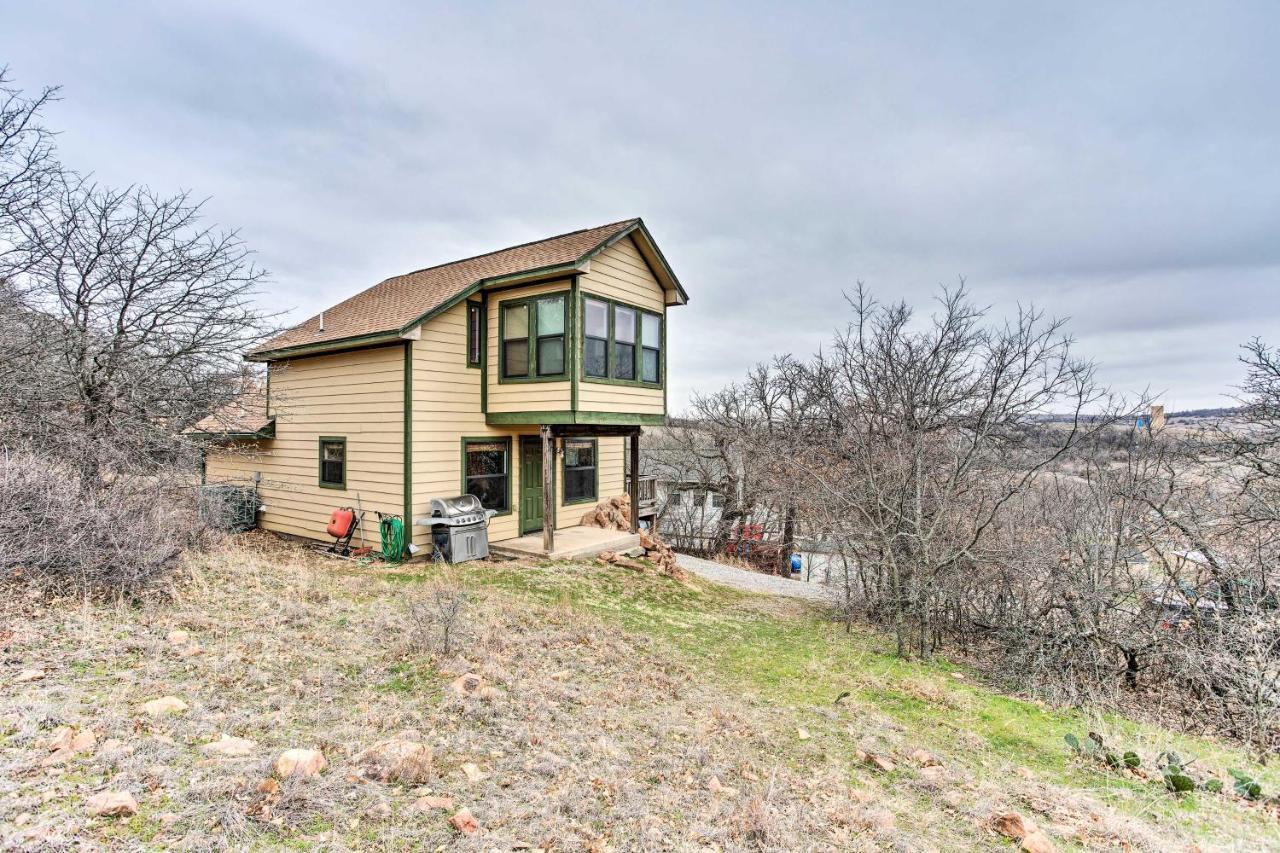 Medicine Park Cabin Rental With Mountain View 外观 照片