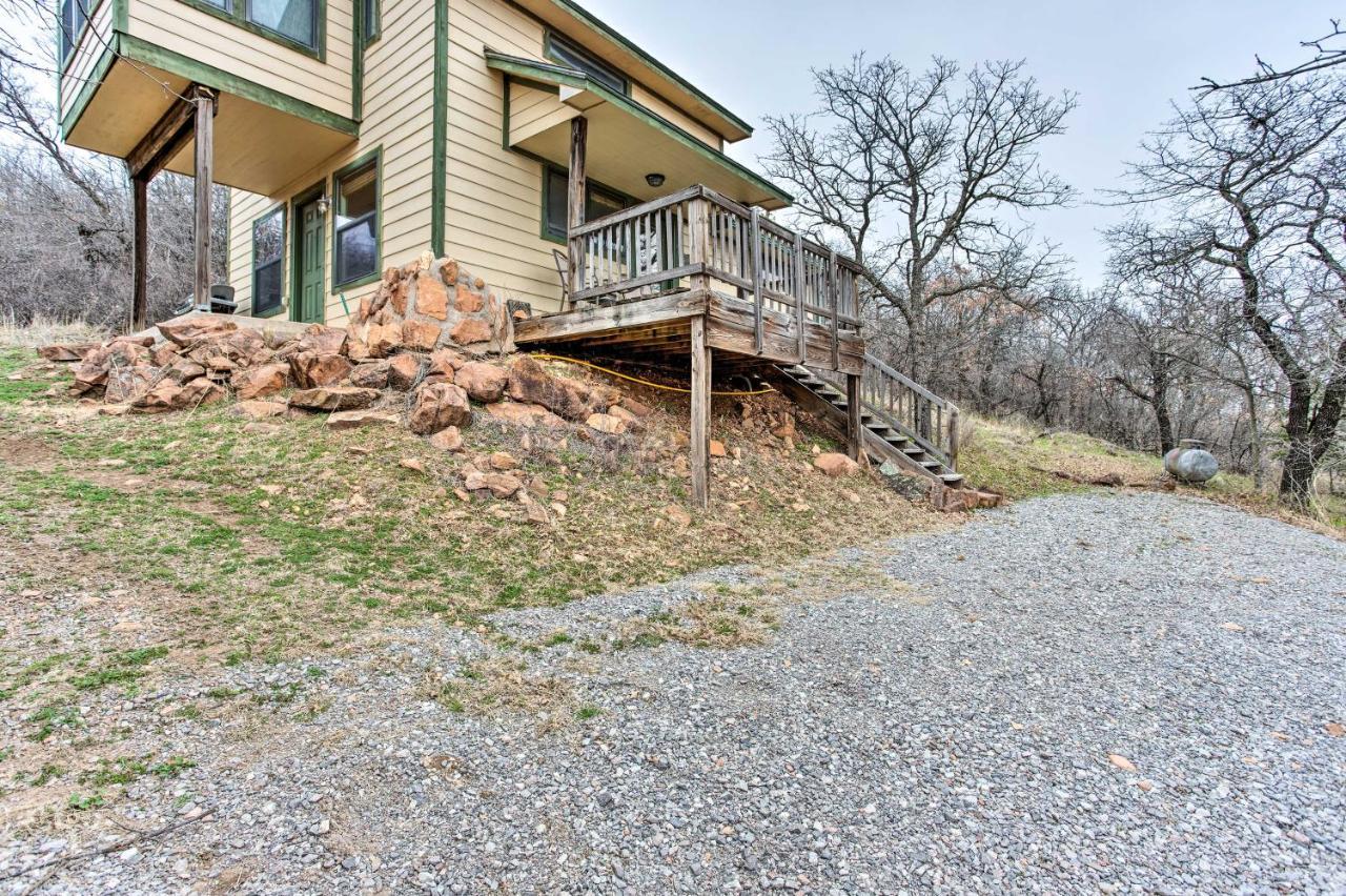 Medicine Park Cabin Rental With Mountain View 外观 照片